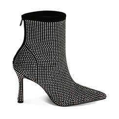 WOMEN SHOES DEMI-BOOT MICROFIBER STONES, Primadonna, 224906911MPARGE035, 001a