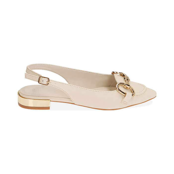 Ballerine donna panna slingback Primadonna Collection