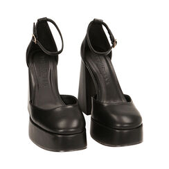 ZAPATOS OPEN SHANK SINTETICO NERO, Primadonna, 214916902EPNERO037, 002 preview