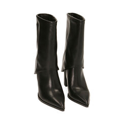 Ankle boots neri, tacco 9,5 cm , Special Price, 203003105EPNERO037, 002 preview