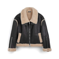 Peau lainée noir et crème avec détails élégants, Primadonna, 26B424101EPNEPAL, 001a