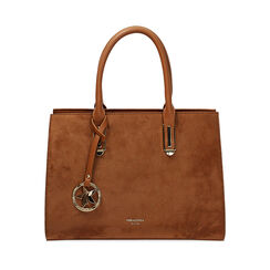 Sac &agrave; main cognac avec poches multiples, Primadonna, 275701716MFCOGNUNI, 001a