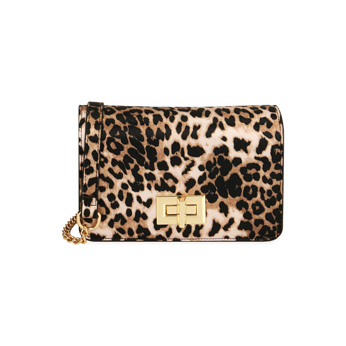 Bolso Bandolera Bandolera Con Estampado De Leopardo+ Bolso Bandolera Bandolera Con Estampado De Leopardo+