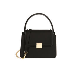 Mini bag nera in tessuto, Primadonna, 215124661LYNEROUNI, 001 preview