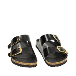 Sandali bassi da donna in fussbett neri, Primadonna, 237810902ABNERO036, 002a