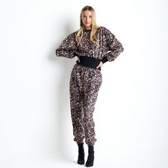 Felpa leopard in micorfibra, Primadonna, 22C910006MFLEOPM, 003 preview