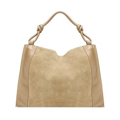 Bolso de hombro mujer taupe, Primadonna, 240804086CMTAUPUNI, 001a