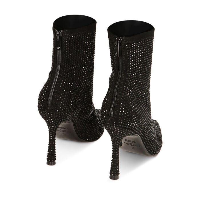 Primadonna Stivaletti Glitterati Stivali Tronchetti Con Tacco
