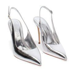 D&eacute;collet&eacute; argento tacco 10 cm, Primadonna, 272130641LMARGE035, 002a