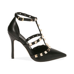 ZAPATOS OPEN SHANK SINTETICO NERO, Primadonna, 212186107EPNERO035, 001 preview