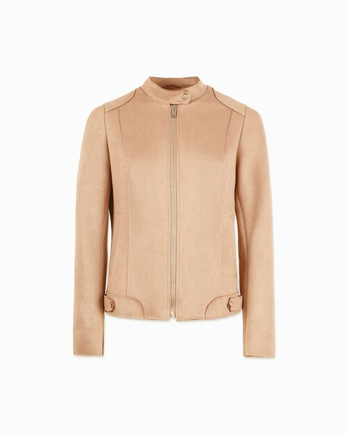 Giubbino donna cognac, COGNAC