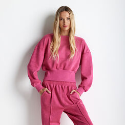 Tuta in velluto fucsia, Abbigliamento, 22C910013MFFUCSM, 003 preview