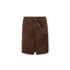 Gonna marrone con dettagli eleganti, Primadonna, 266550202EPMARRL, 001 preview