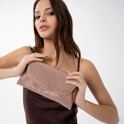 Pochette rosa-oro con tracolla removibile, Primadonna, 275126052LPRAORUNI, 002a