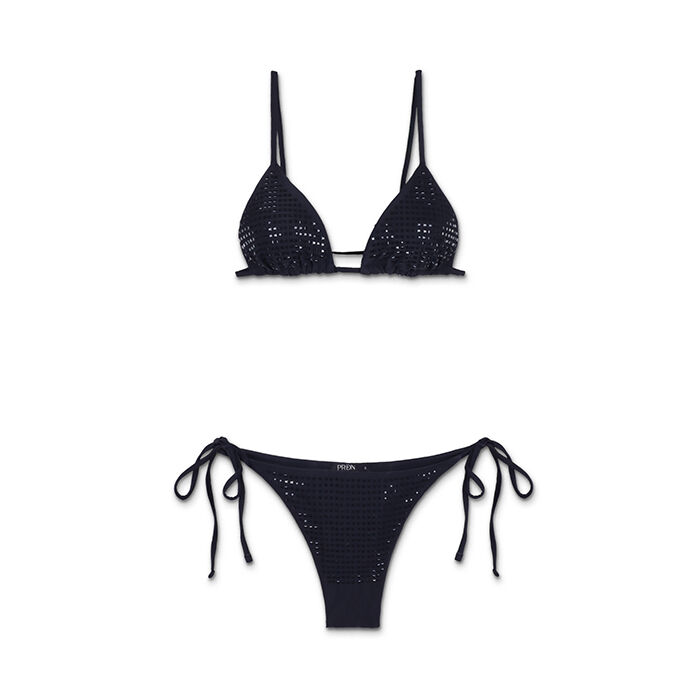 Bikini da donna nero a triangolo, Primadonna, 25L503451LYNEROL