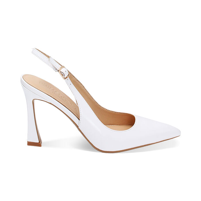 Scarpe tacco bianche décolleté cheap