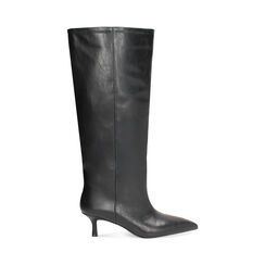 Bottes noires à talon de 5,6 cm pour un look audacieux, Primadonna, 262139712EPNERO036, 001 preview