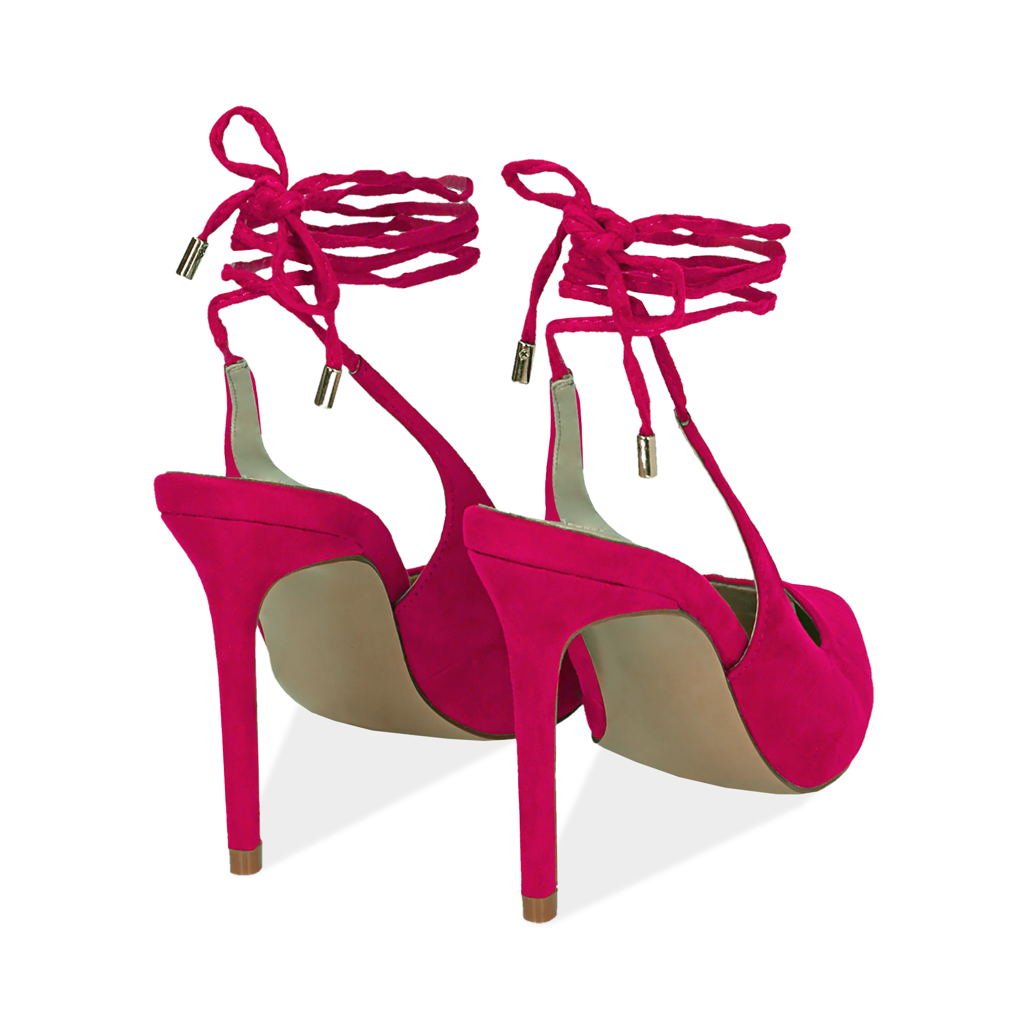 Slingback donna fucsia in lycra, tacco 8,5 cm | Primadonna Collection