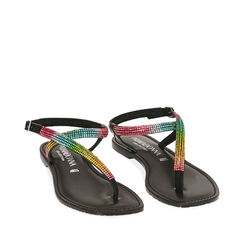 ZAPATOS FLAT SUEDE NERO, Primadonna, 19A908154CMNERO036, 002a