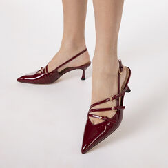 D&eacute;collet&eacute; cherry tacco 6 cm, Scarpe, 272118220VECHER036, 002a