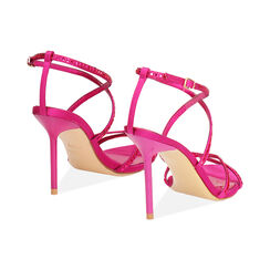 Sandali fucsia con tacco 9,6 cm, Primadonna, 272126910RPFUCS035, 004 preview