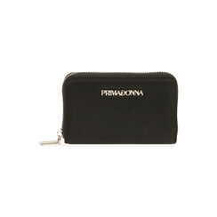 Portafogli nero in raso, New Collection, 215122516RSNEROUNI, 001 preview