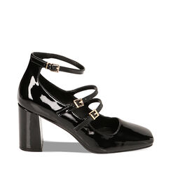 CALZATURA DECOLLETE' SINTETICO VERNICE N, Primadonna, 224912907VENERO035, 001a
