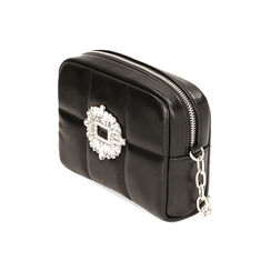 Borsa a tracolla gioiello nera, Primadonna, 215124664EPNEROUNI, 002 preview