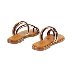 Sandales basses femme marron en python, Primadonna, 254965566PTMARR036, 004 preview
