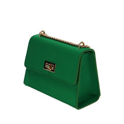 Borsa a tracolla verde in tessuto, Primadonna, 215123167LYVERDUNI, 002a