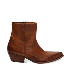 BOOTS RAIN DEMI-BOOT TEXAN LEATHER WASHE, Primadonna, 273435600PACOGN036, 001a