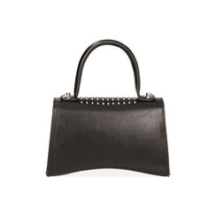 Mini-bag nera borchiata, Primadonna, 225125151EPNEROUNI, 003 preview
