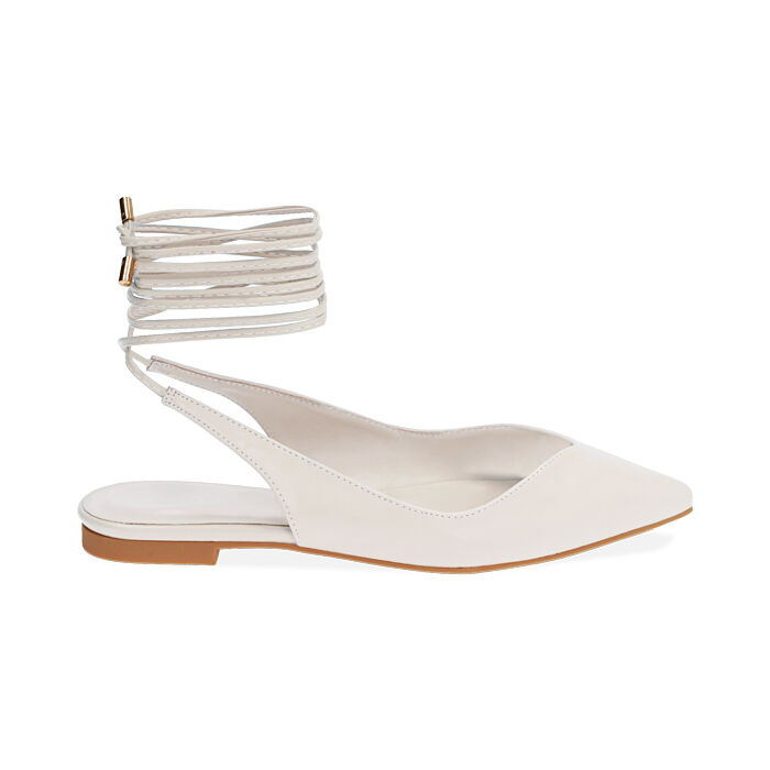 Ballerine bianche donna hot sale