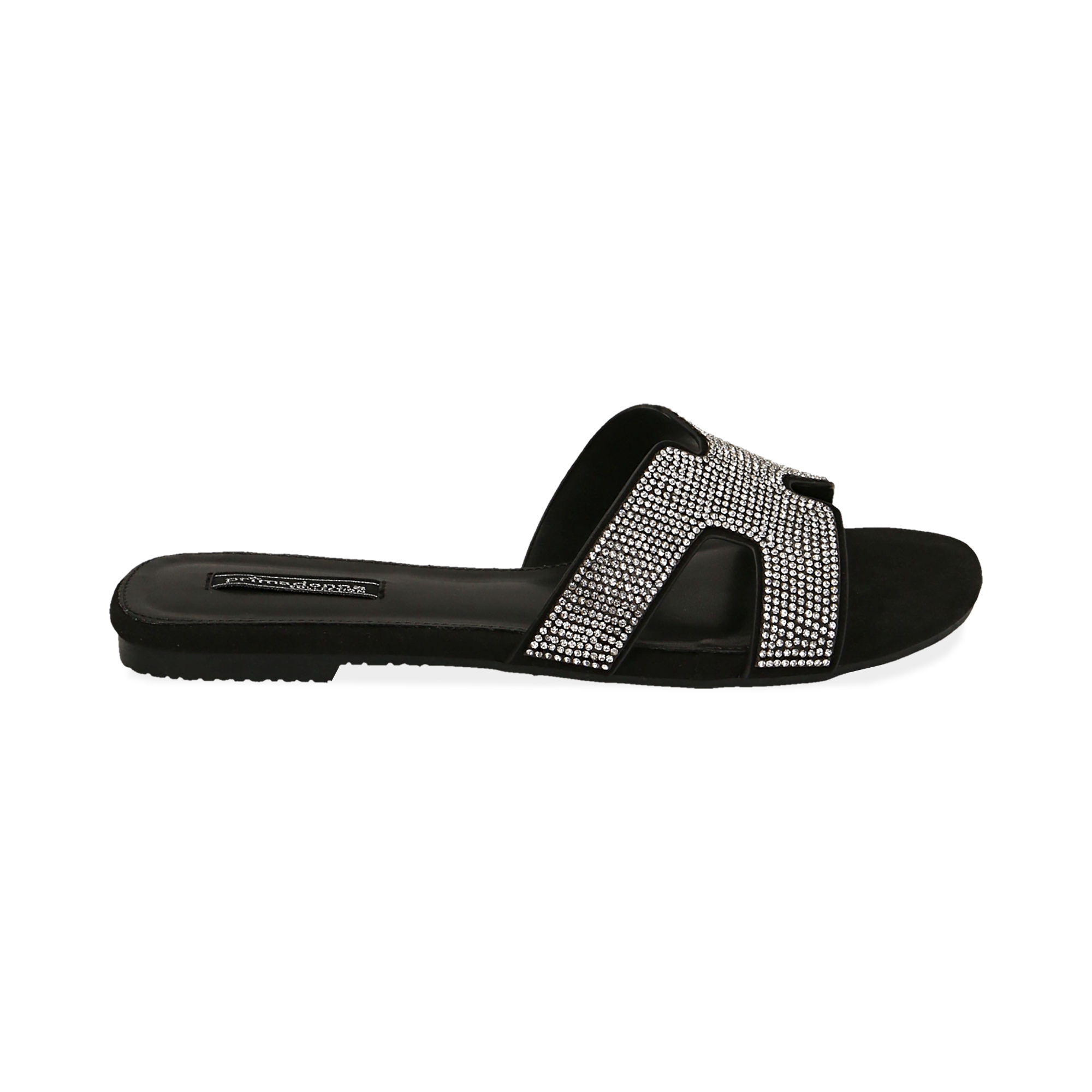 Primadonna Collection Ciabatte Nere In Eco-Pelle Con Suola In Sughero Black  | Fussbett Femme - Crito Consulting