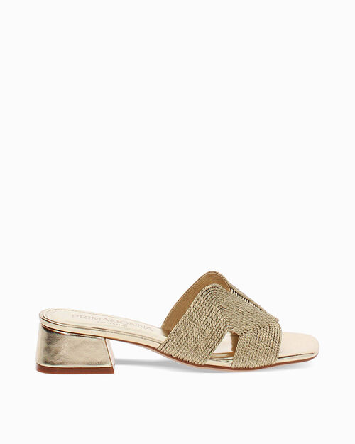 WOMEN SHOES SLIPPER FABRIC OROG, GOLD
