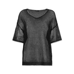 Camiseta de mujer negra en tela, Primadonna, 25B473125TSNEROUNI, 001a
