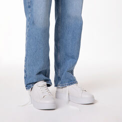 Zapatillas blancas con tac&oacute;n de 3,5 cm, Primadonna, 270690203ELBIAN035, 002a