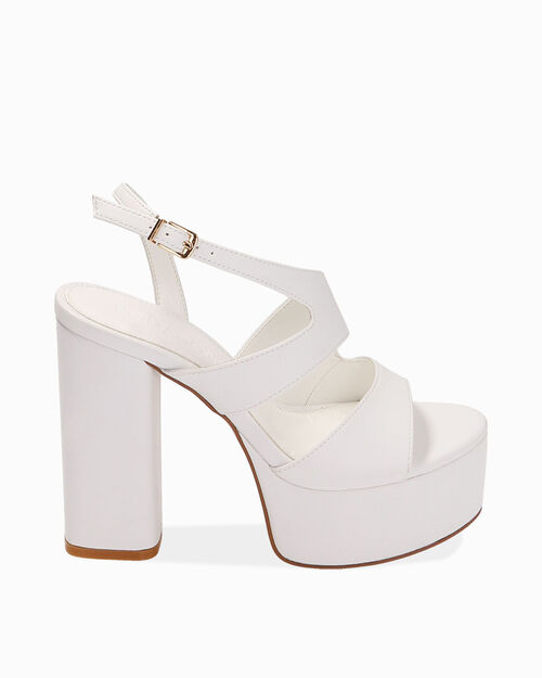 WOMEN SHOES SANDAL SYNTHETIC BIAN, WHITE