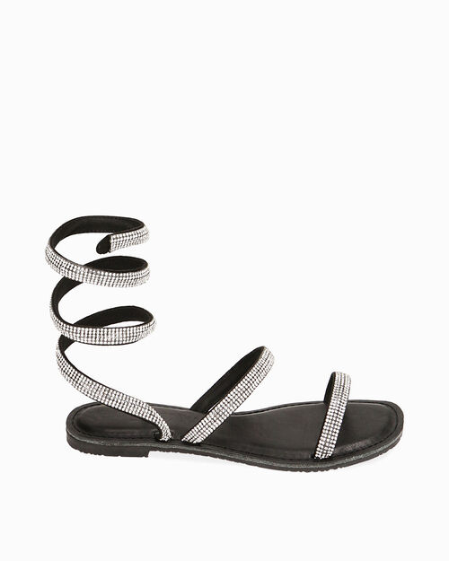 ZAPATOS FLAT MICROFIBRA NERO, BLACK