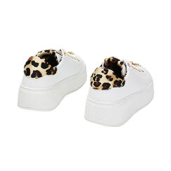 Sneakers blanches léopard, Primadonna, 239326707EPBILE036, 003 preview