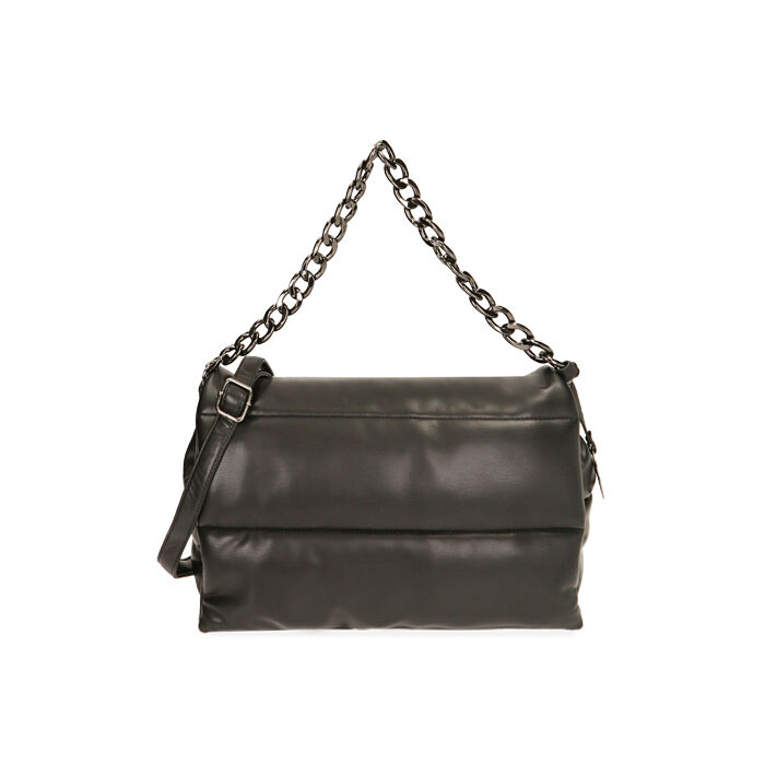 Borsa a spalla padded nera, Primadonna, 225700451EPNEROUNI