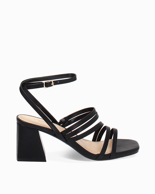 WOMEN SHOES SANDAL SYNTHETIC NERO, BLACK