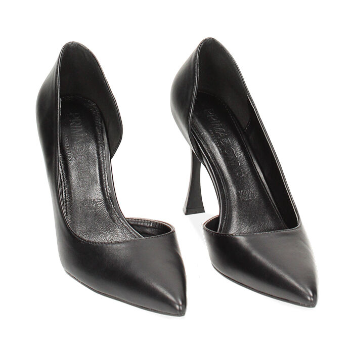 Zapato de tacón negro de piel mujer Primadonna Collection