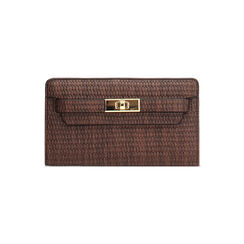 Portafoglio testa di moro con dettagli eleganti, Borse, 275710002EPMOROUNI, 001 preview