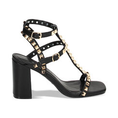 Sandalias con tacones negras, Special Price, 234906537EPNERO035, 001 preview