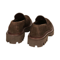 WOMEN SHOES MOCASSINS SUEDE MORO, Primadonna, 22S211309CMMORO036, 003 preview