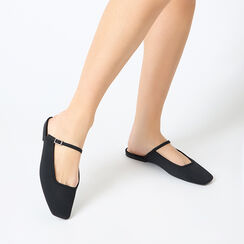 Sabots femme noirs en tissu, Primadonna, 25N146006LYNERO036, 002a