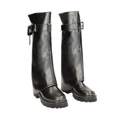 Botte biker noire haute, Primadonna, 244954361EPNERO035, 002a