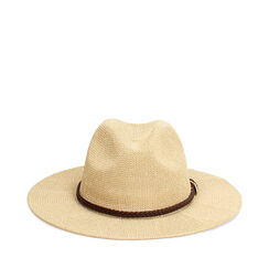 Sombrero beige-oro con reflejos elegantes, Primadonna, 27B472511ERBEORUNI, 001a