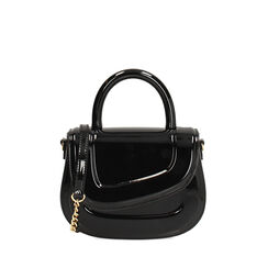 Mini bag nera con tracolla removibile, Borse, 275126810VENEROUNI, 001a